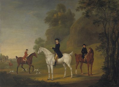 Lord Bulkeley y sus sabuesos, su cazador John Wells y el látigo R. Jennings de Thomas Stringer